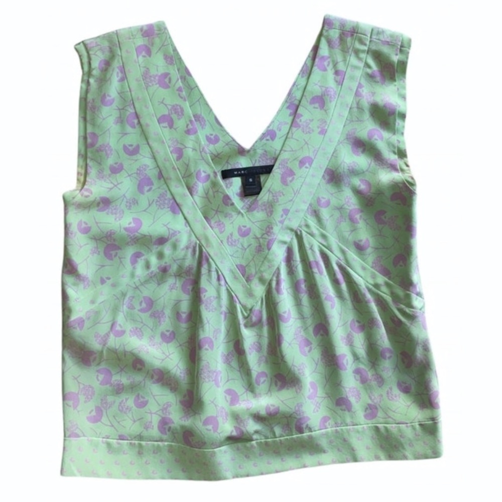 Vintage Y2K Marc Jacob’s Silk Top Blouse Sz S